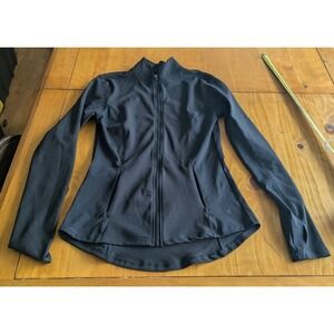 Spyder Active Womens Black Full Zip Performance Jacket Small Thumbholes